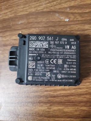 2018-2022 Audi Volkswagen Cruise Control Distance Radar Sensor 2Q0907561J OEM - Image 1 of 2