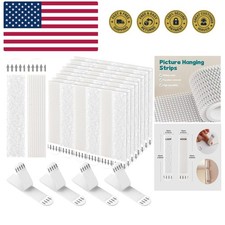 Picture Hanging Strips Heavy Duty, 24 Pairs 48 Strips picture hanging strips,... 0.23 per strip