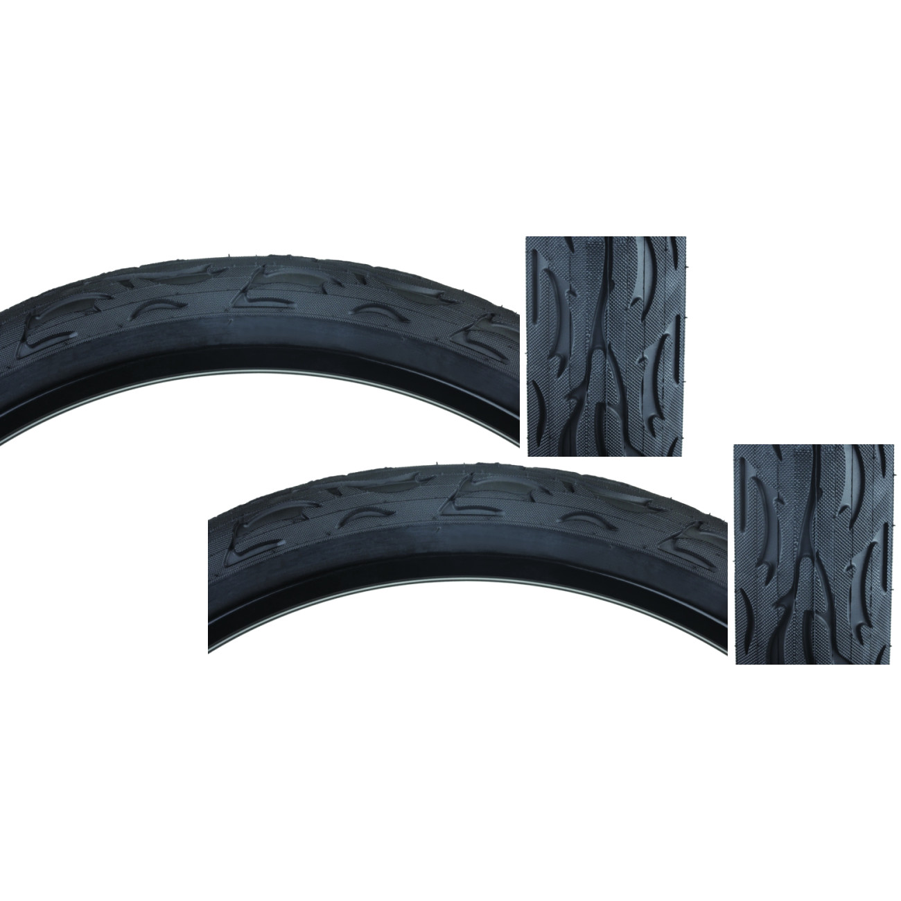 Упаковка из 2-х проводов Sunlite Flame 20 x 30 PSI 40 Черный Черный светоотражающий 16290₽