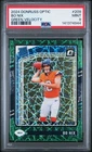 New Listing2024 Panini Donruss Optic Bo Nix Green Velocity Rated Rookie #209 Broncos PSA 9