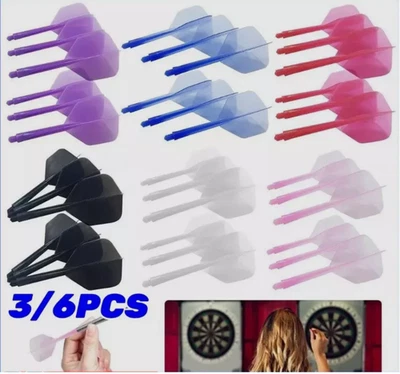 MARKENLOS Satz Von3 Kunststoff Target K-Flex Integrierte Dart Flüge Und Wellen, No.6 Flug,