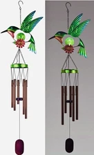 Sunset Vista Designs*Solar Wind Chime* *Hummingbird*38-inch