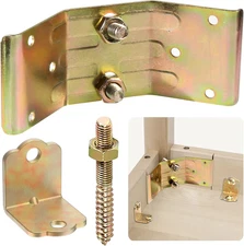 Mount Corner Bracket and Surface Brackets for Table Aprons,Table Leg Attachment 