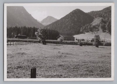 Alpine Road Schliersee Bayrischzell - Old Photo 1950s