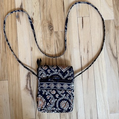 VERA BRADLEY CAFE LATTE SMALL HIPSTER HANDBAG EXCELLENT