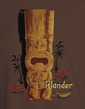 Tiki Bar Vintage Reproduction Islander Restaurant Los Angeles T-Shirt #2