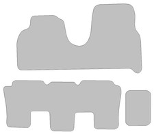 Fußmatten passend für Citroen C8 Typ EA, EB (Baujahr 2002 - 2014), Robust anthra