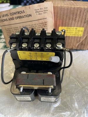 Warrick 1G1D0 Control Relay - NEW - A.C. Line 115V50/60 HZ