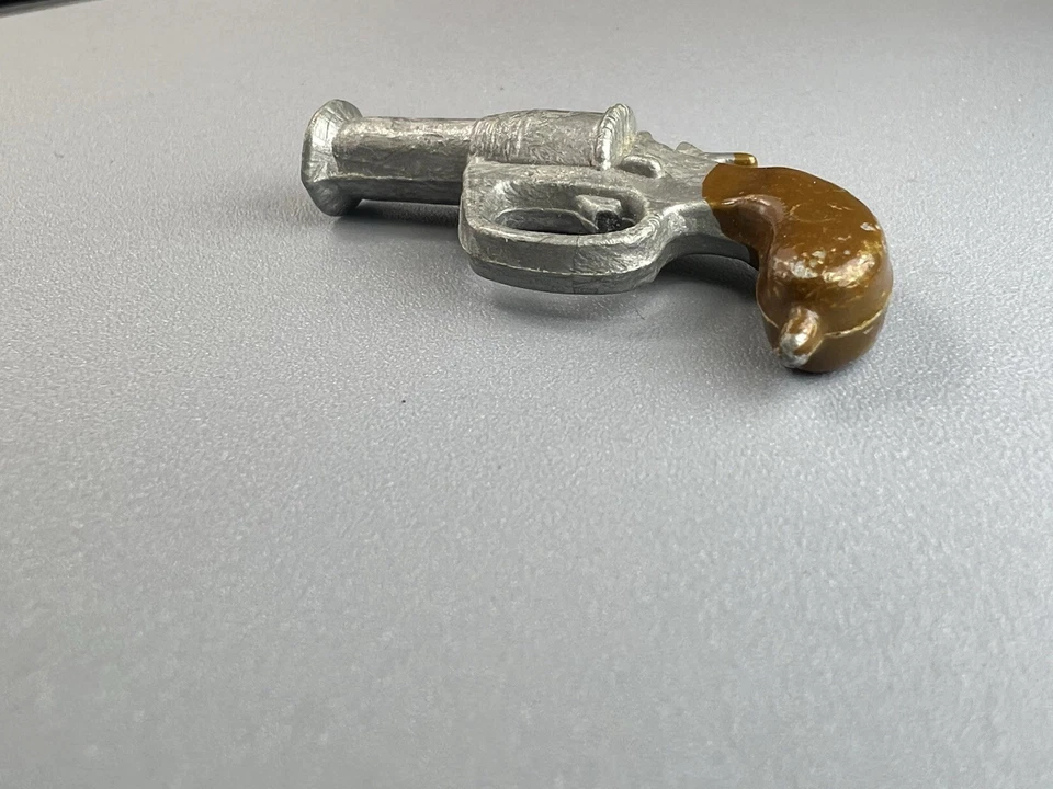 Accesorio de pistola acampanada vintage GI Joe Action Man 1964 mango marrón Hong Kong Foto 3 de 4