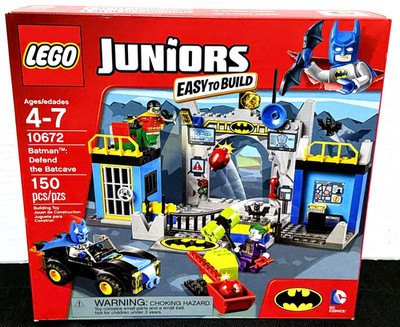 NEW SEALED! LEGO JUNIORS 10672 BATMAN: DEFEND THE BATCAVE / JOKER / ROBIN