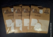 4 Pairs Park Avenue Stockings Nude Heel Taupe Irregulars 11/ C