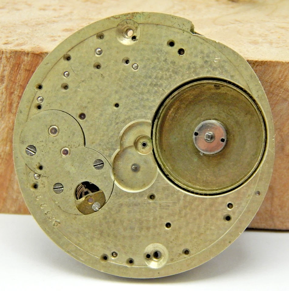 Antique Constantin Geneva 18 size jeweled pocket watch movement w/ good Balance - Image 2 of 4