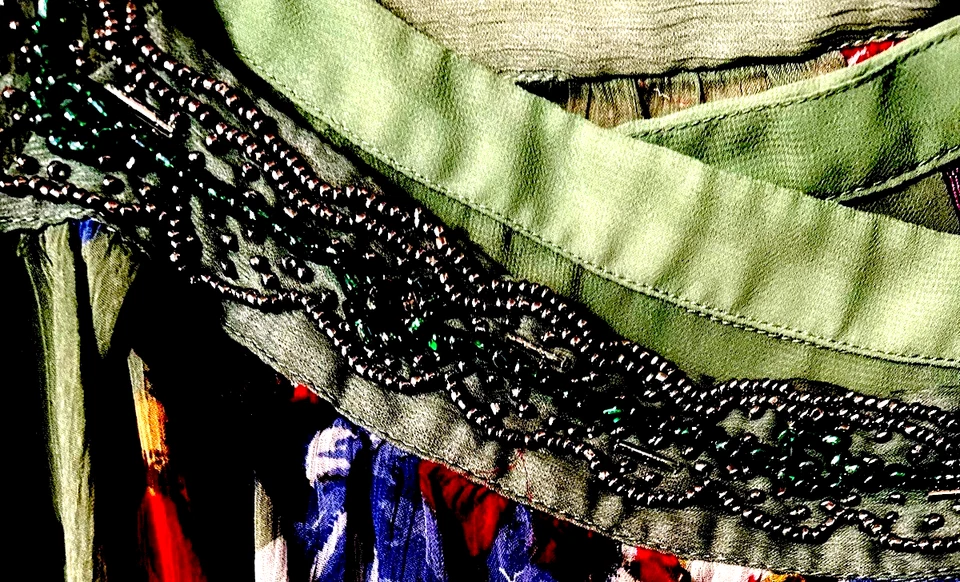 Blusa Taillissime Top 30 Verde Cachemira 2 piezas + Cuentas Cami Fairycore Talla Grande 30W Foto 4 de 4