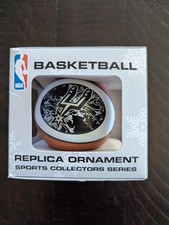 San Antonio Spurs NBA Sports Collector Replica Basketball Christmas Ornament NEW