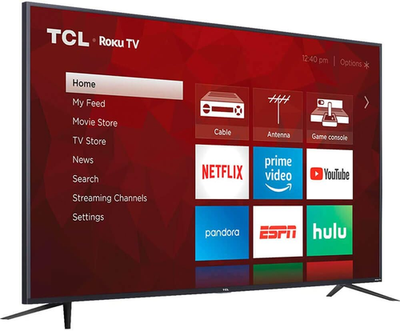 TCL 75-Inch Class 4-Series 4K UHD HDR Smart Roku TV   75S435, 2021