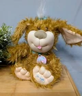 Cabbage Patch Kids Plush Shaggy Brown Patch Puppy CPK l 2005  (X)