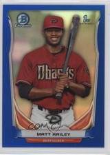 2014 Bowman Draft Chrome Blue Refractor 102/399 Matt Railey #CDP95 5n3