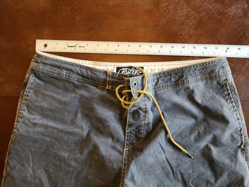 O'Neill Cruzers Boardshorts Grey/light Blue Gold Drawstring Size 36 - Afbeelding 7 van 8
