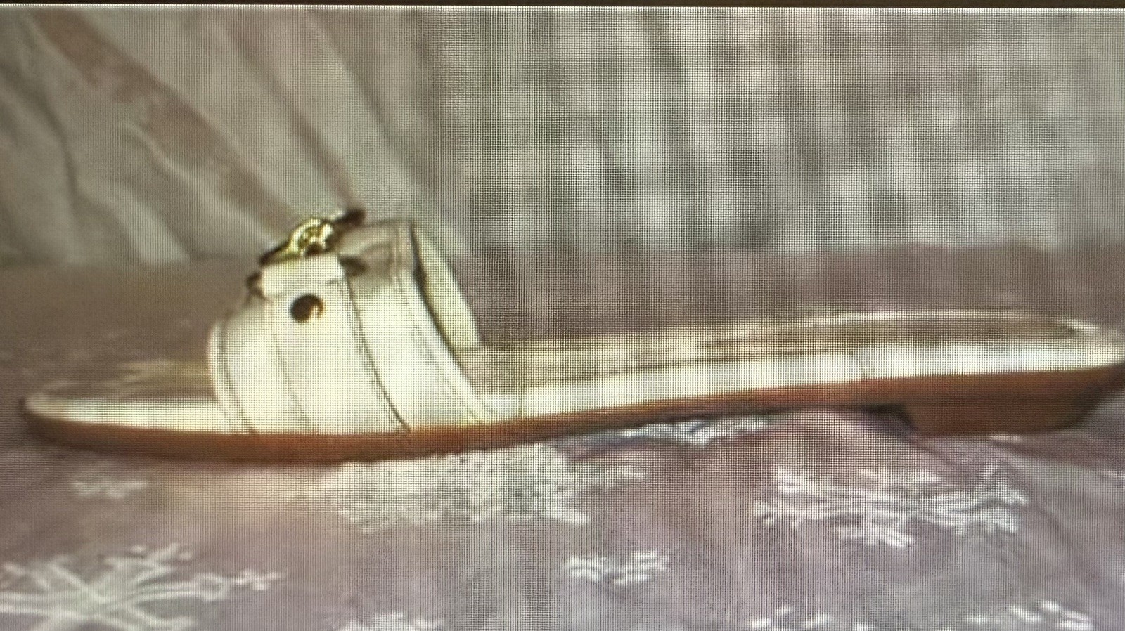 Coach Women’s PATTIE Off-White Ivory CC OPTIC Kiss Lock Slides Sandals Shoes 6.5 thumbnail 7