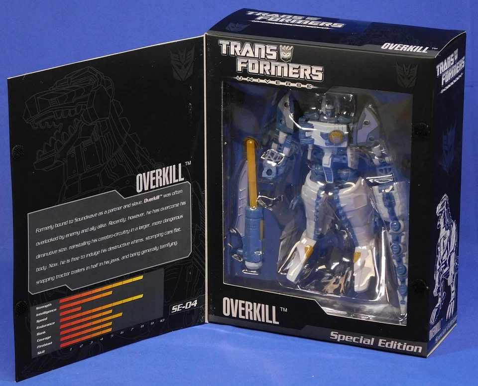 TRANSFORMERS UNIVERSE CLASSICS DELUXE CLASS OVERKILL HASBRO SE-04 - Image 4 of 4