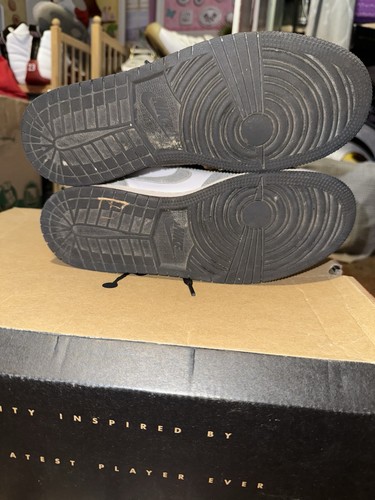 Größe 6,5Y - Air Jordan 1 Retro OG High Washed Black - Bild 5 von 6