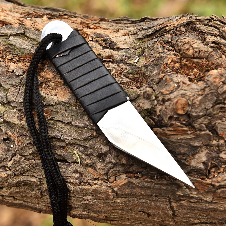Cuchillo kiridashi Full Tang High Polish hecho a mano hoja de acero de alto carbono con funda Foto 3 de 4