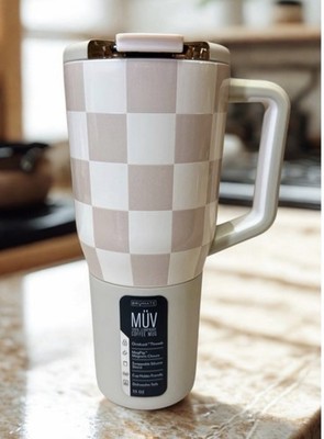 BrüMate Müv 35 oz TAN CHECKER Krista Horton Limited Edition ~ New In Box