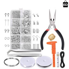 Jewelry Making Supplies Kit with Beading Wires Findings for Adults Beginners