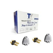 Fits For Fit All Residential Vacuum White Male Grip Plug 2PK # 32-5600-95