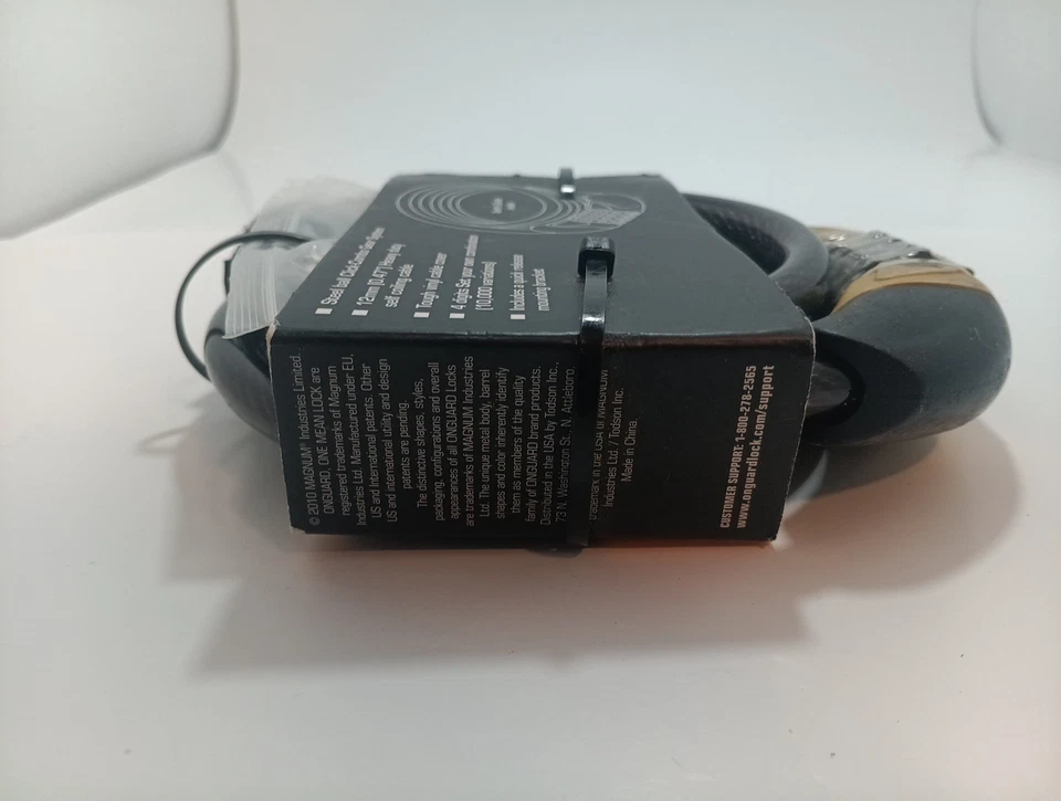 全新 OnGuard 8031 Doberman 组合线圈电缆锁 6' x 0.47 — 第 3/4 张图片