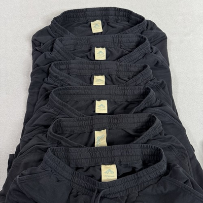 #ad Thereabouts Pull On Husky Boys Large 14 16 Black Cuffed Sweatpants Lot Of 6 $39.99