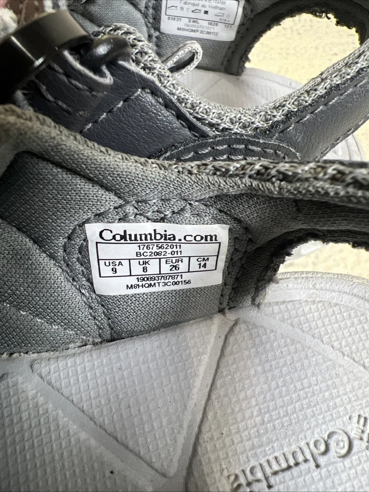 Сандалии Columbia TechSun Wave для малышей ясельного возраста без маркировки размер США 9 серые - Изображение 4 из 4