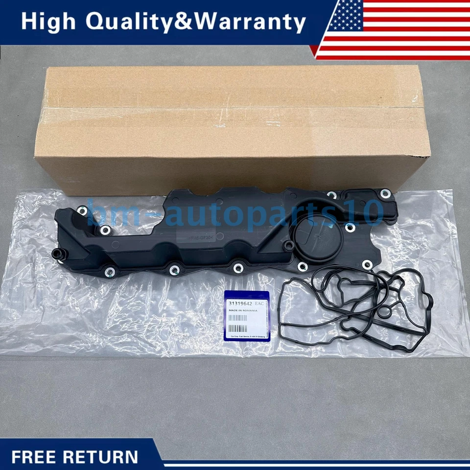 Engine Valve Cover w/ Gasket For Volvo XC60 XC70 XC90 S80 V70 3.2L 31319642 - Image 2 of 4