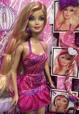 Barbie Glam Hair ~ Pink & Blonde NIB X7887  🟣💕🌸🟣💕🌸
