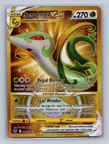Serperior VSTAR 210/195 Secret Rare Silver Tempest NM 2022 Free Shipping