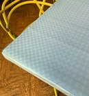 Blue Grey Heat Resistant Table Protector Felt Backed Wipe clean Water proof