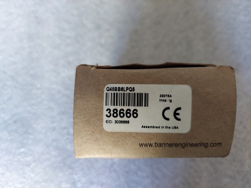 New Banner 38666 Q45BB6LPQ5 Sensor - Picture 2 of 5