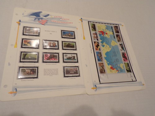 US Stamp Collection- 1991 Collection on 10 White Ace pages over $34 face (H169) - Afbeelding 3 van 5