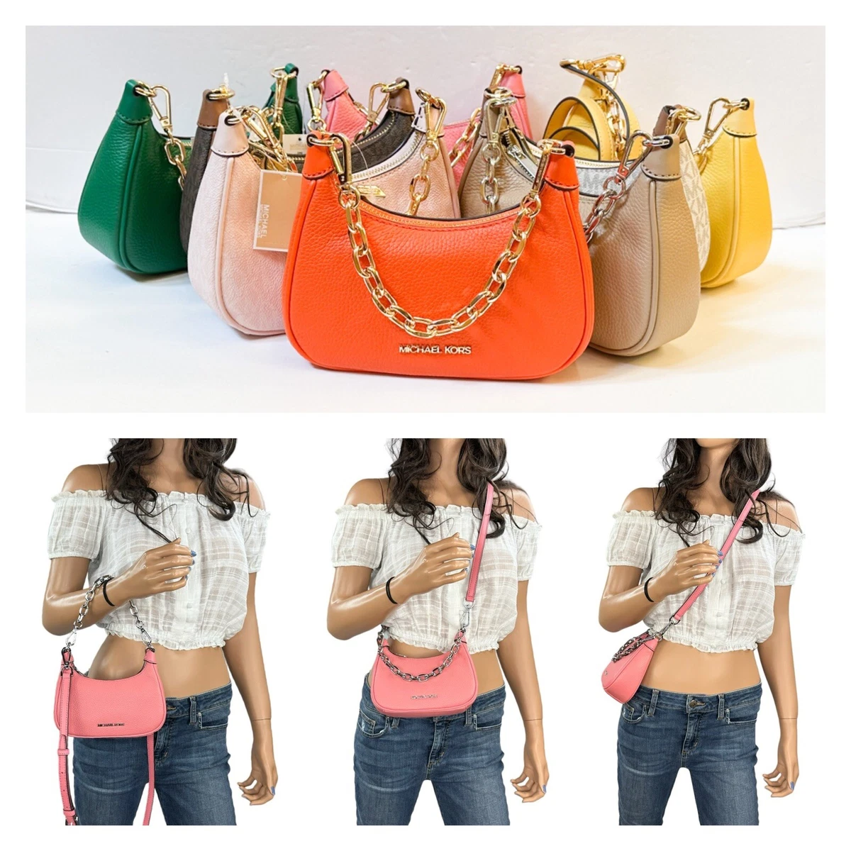  Mini Copper Purse Chains Shoulder Crossbody Strap Bag