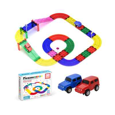 Picasso Tiles 30 Piece Racing Track Set