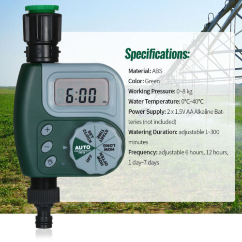 Automatic Irrigation Controller Water Timer Digital Tap Garden Watering System - Picture 11 of 13