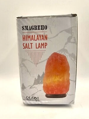 Smagreho Natural Himalayan Salt Lamp 4-6 lbs., 7 inches. NEW, Sealed!
