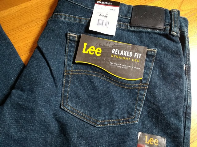 lee jeans relaxed fit at the waist