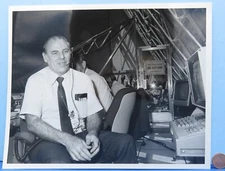 NASA PRESS PHOTO vtg STS-4 Shuttle COLUMBIA Launch Control Firing Room O'HARA