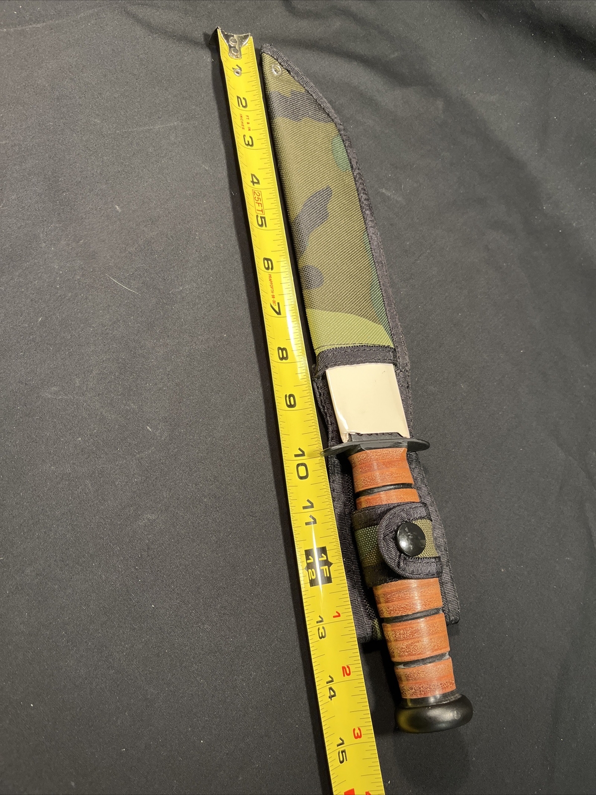 KaBar Vietnam War Commemorative Fighting Knife (Engraved) w/ Sheath eBay