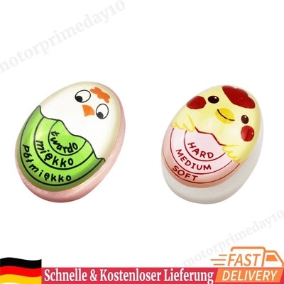 Color Changing Plastic Boiled Egg Alarm Cute Mini Kitchen Gadgets (Green)