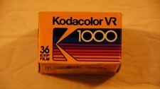 Kodacolor VR 1000 C41 process 35mm color print film 36 exposures 1540608
