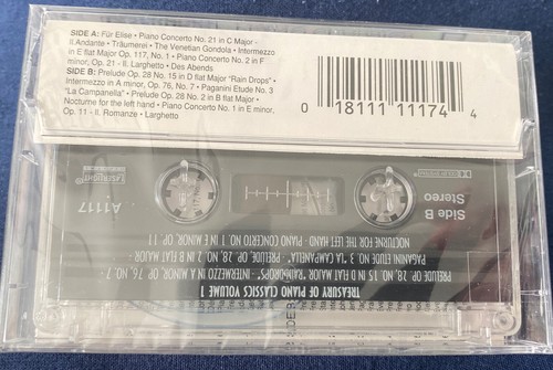 A Treasury of Piano Classics Volume 1 - Cassette Tape - Brand New Sealed. - Picture 2 of 2
