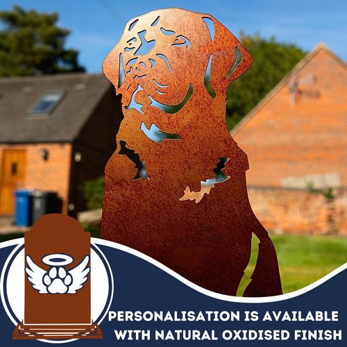 Personalised Dog Garden Memorial for 30 Breeds Stone Grave Marker Plaque Statue - Picture 25 of 128