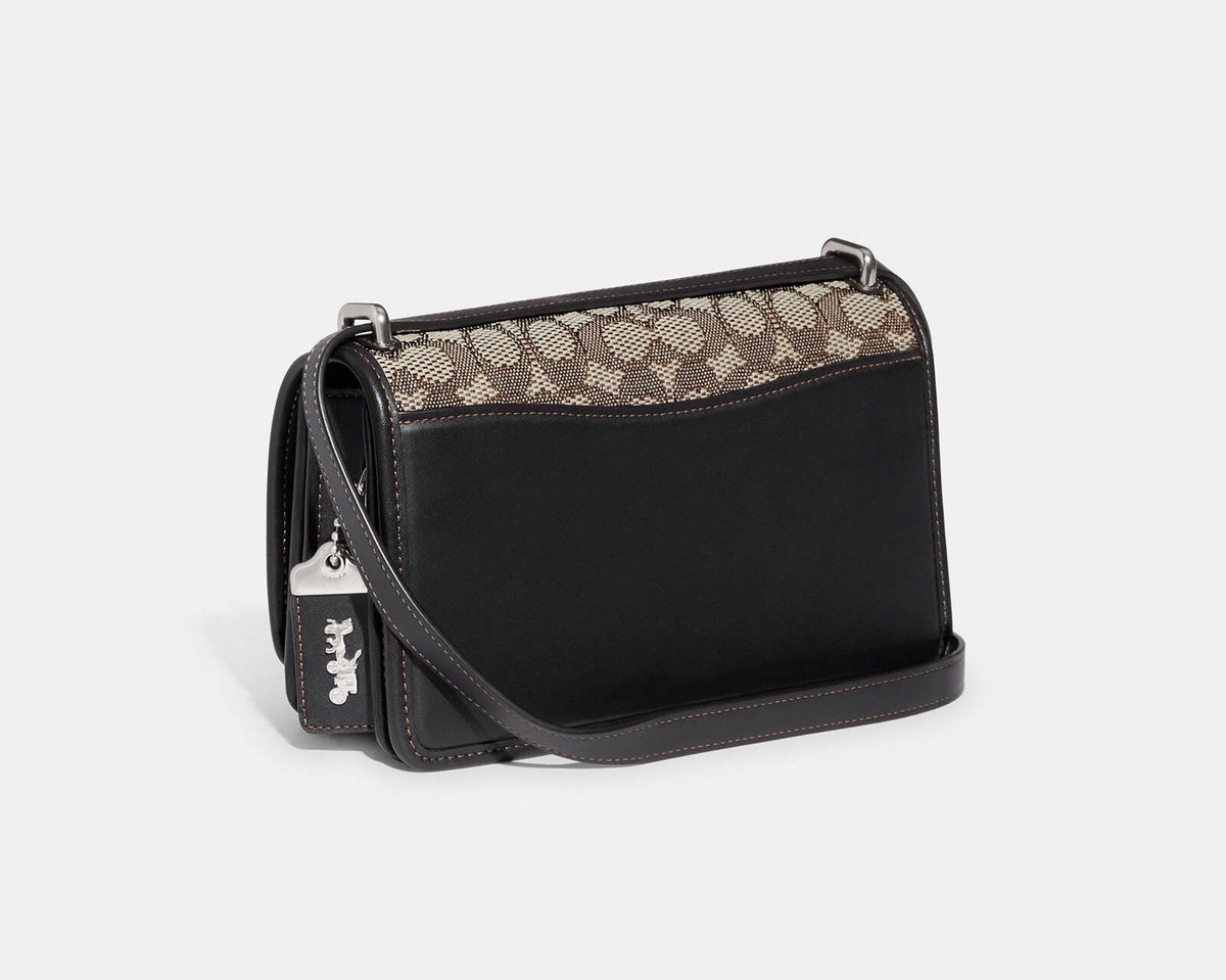 Coach Bandit Shoulder Bag In Signature Textile Jacquard Coach Bandit Shoulder Bag In Signature Textile Jacquard